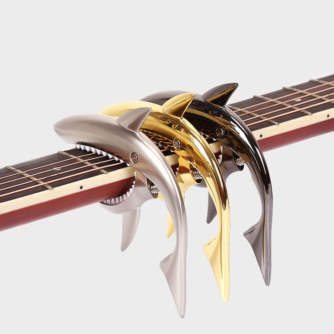 Shark Guitar Capo, Creative Guitar Diacritical Capo, High Quality Zinc