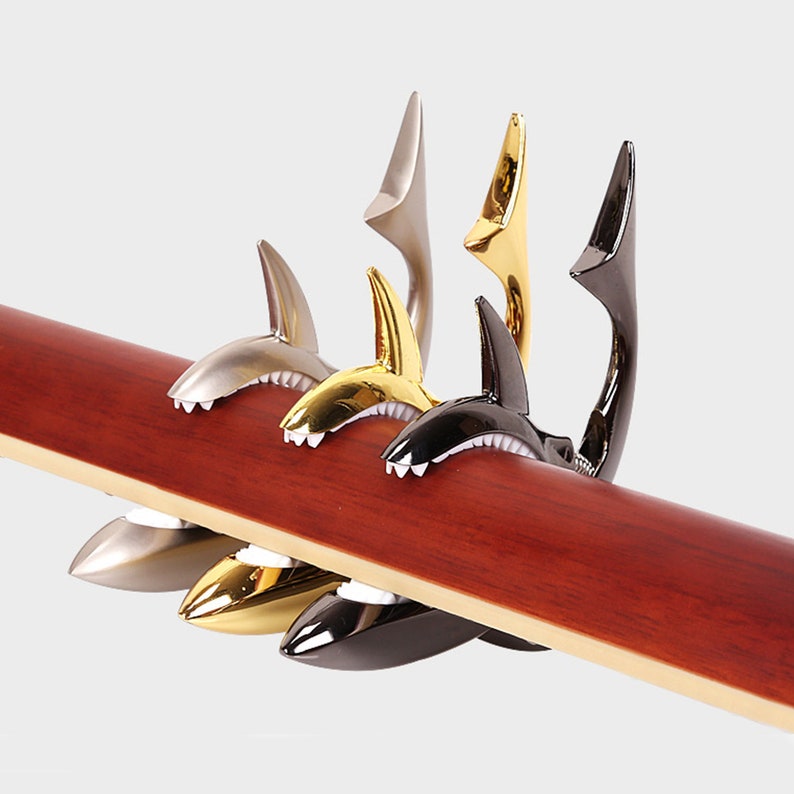 Shark Guitar Capo Creative Guitar Diacritical Capo High Etsy