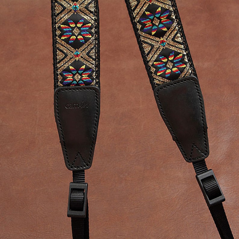 Embroidery Camera Strap Vintage Embroidered Camera Strap Christmas Gift Camera Accessories National Style Embroidered Camera Strap