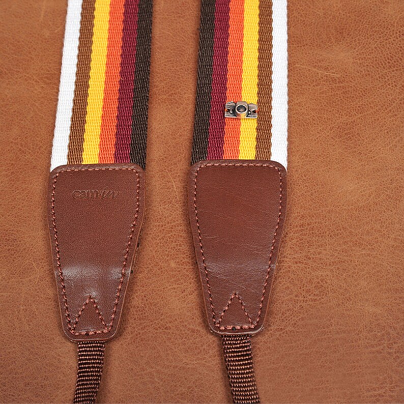 Photographer Gift Camera Accessories Color Close-Knit Stripe Camera Strap Camera Strap Stripes Shoulder Straps
