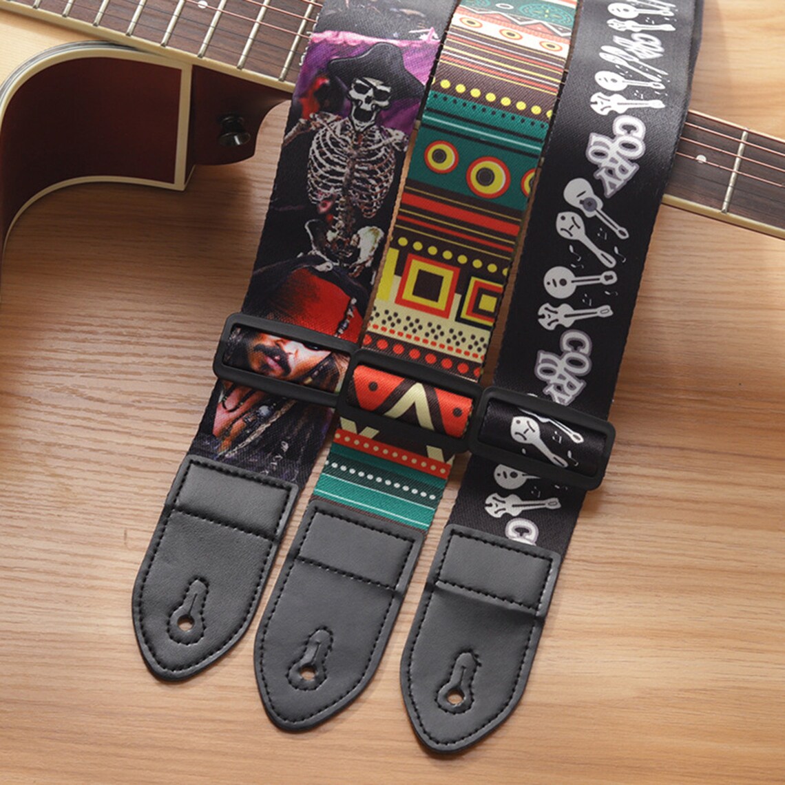 Printed Polyester Guitar Strap Star Guitar Strap Bass Etsy