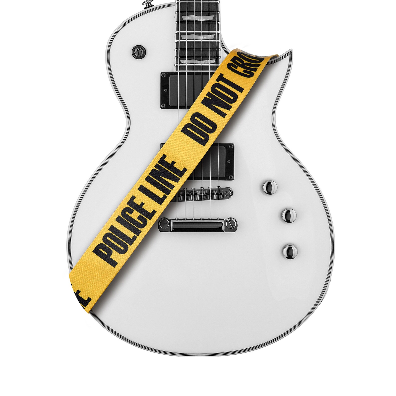 DO NOT CROSS Guitar Strap Police Line Guitar Strap Guitar Etsy