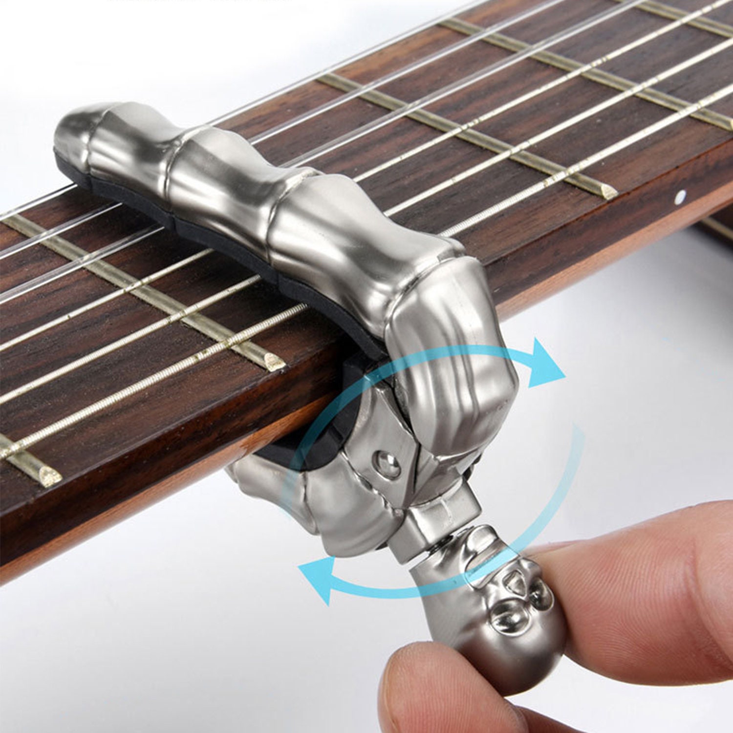 Skull Guitar Capo Creative Guitar Diacritical Capo High Etsy