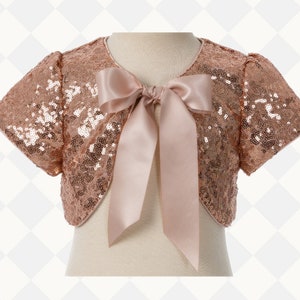 rose gold sequin jacket