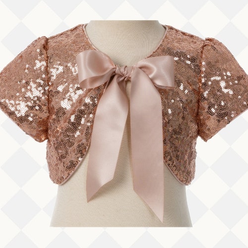 Rose Gold Shrug Rose Gold Boleros 