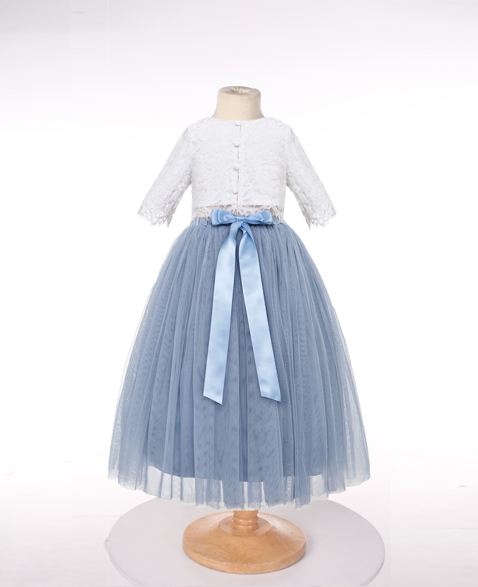 Tulle Flower Girl Dress Long Sleeve Flower Girl Dresses Etsy