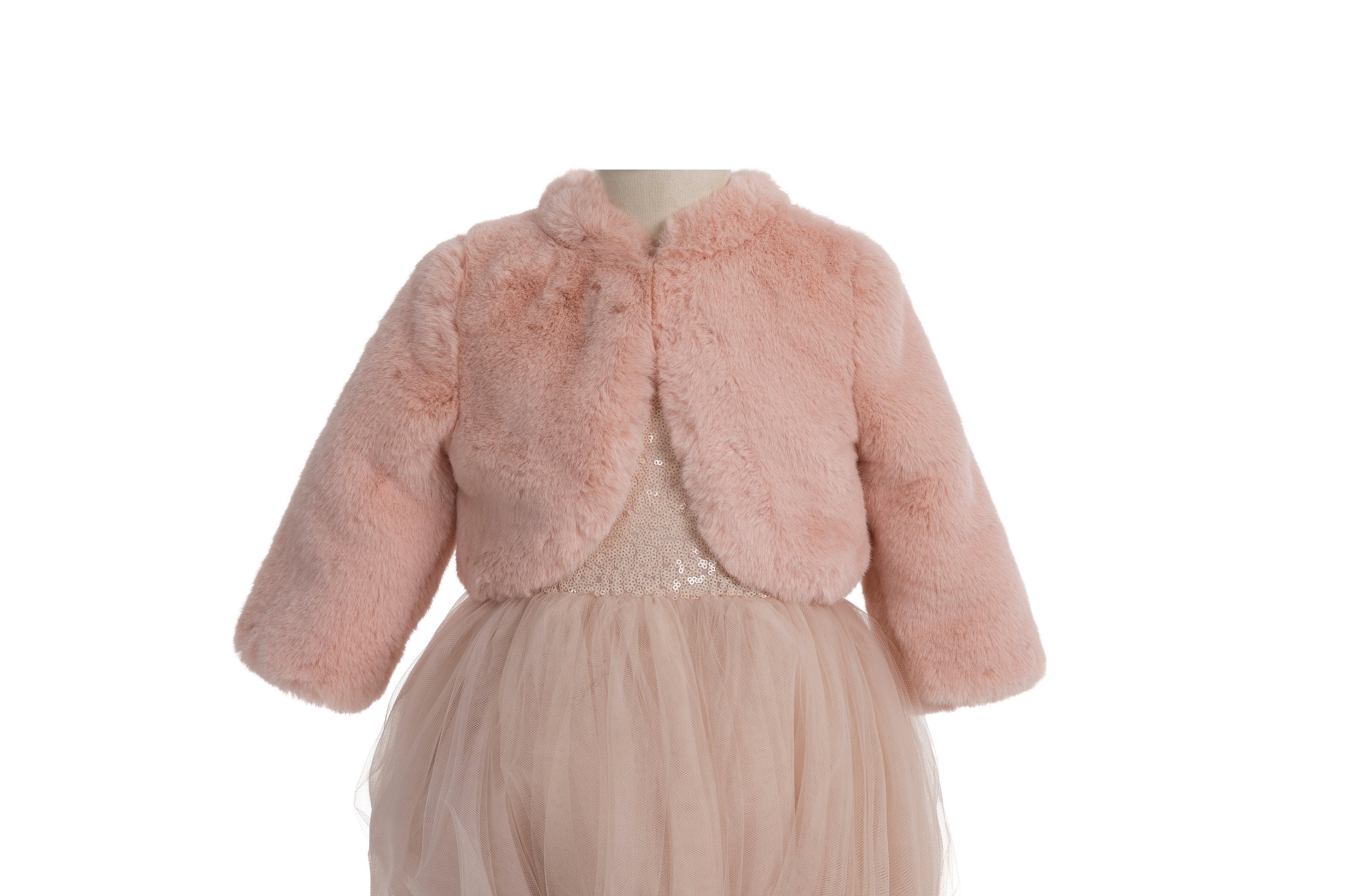 Pink Fur Bolero - Etsy