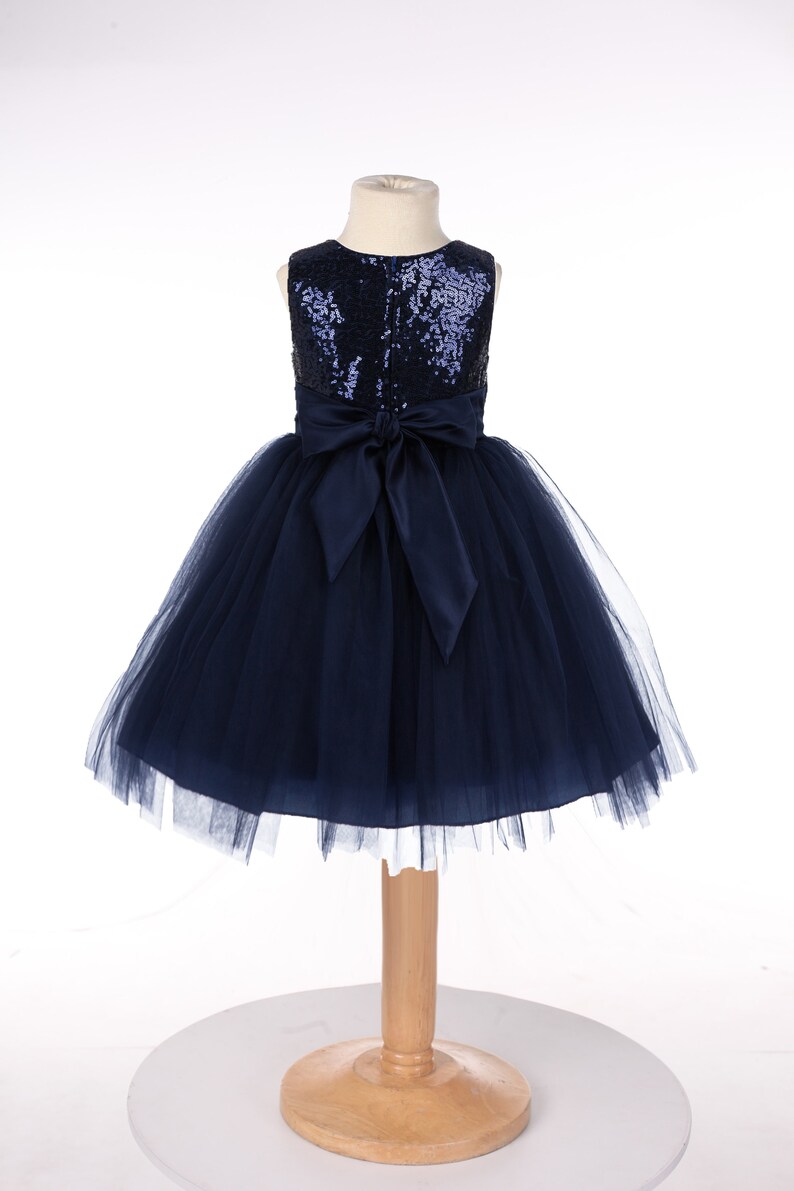 Sequin Flower Girl Dress Recital Dresses Junior Bridesmaid Etsy