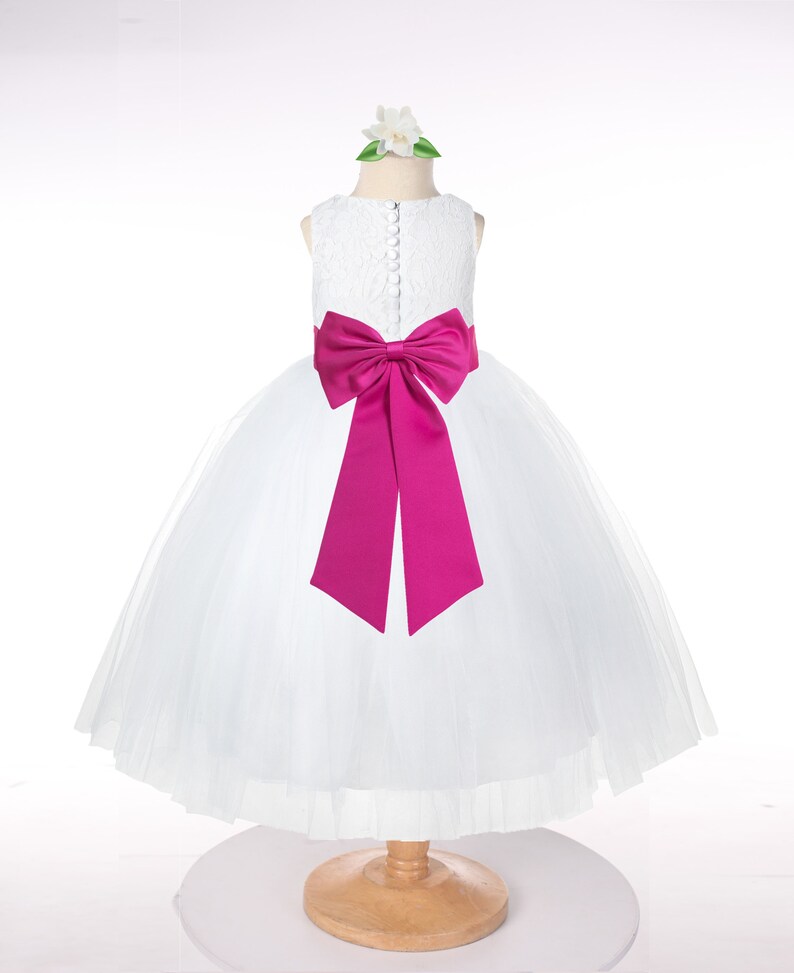 White Lace Flower Girl Dresses Rustic Flower Girl Dress Etsy