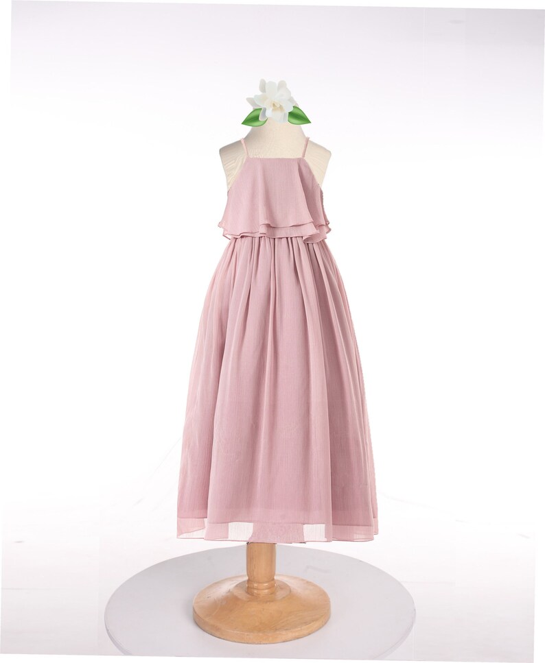 Silky Chiffon Girl Dresses Lightweight Formal Girl Dress Etsy