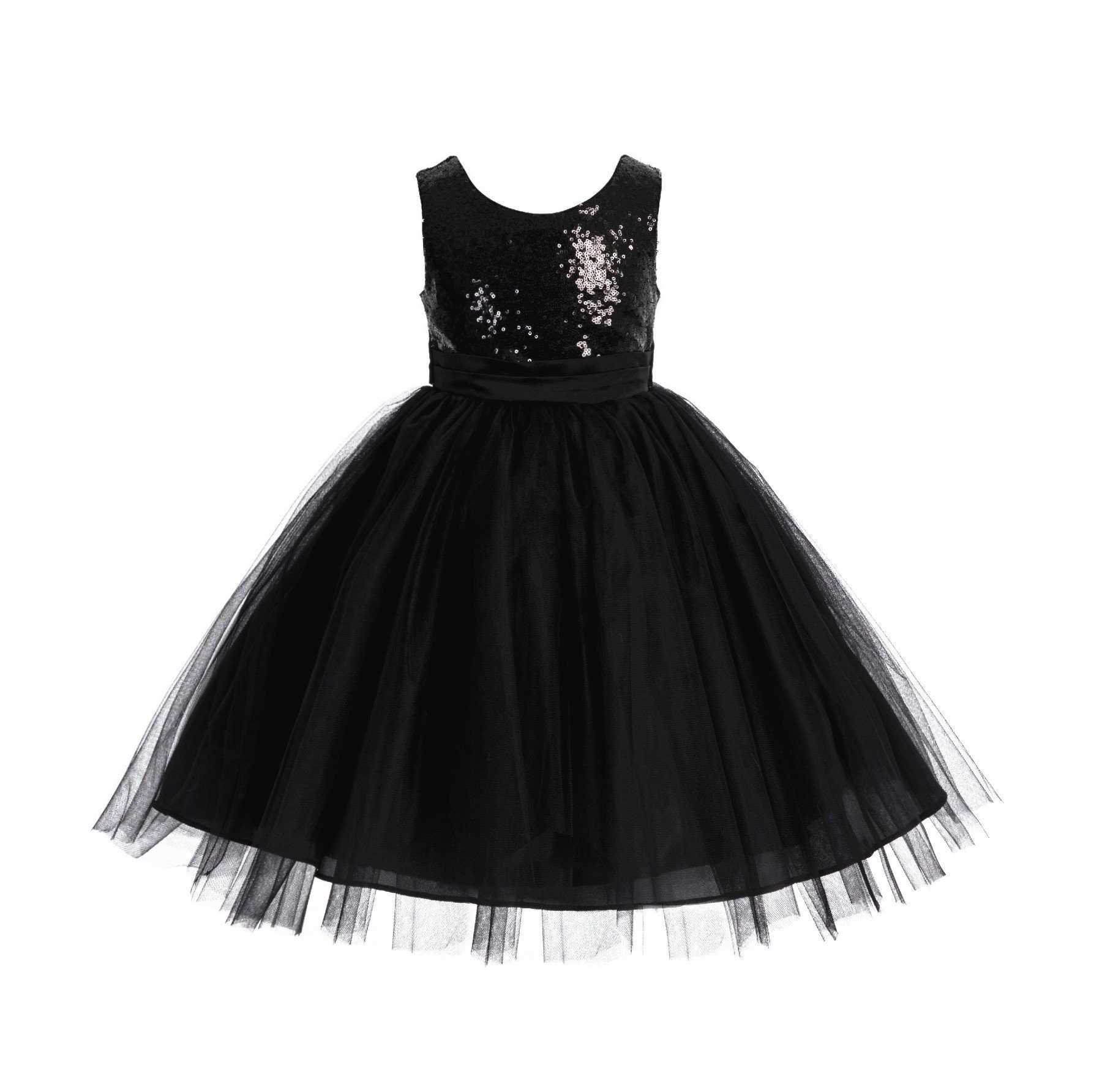 Gold Sequins Mesh Flower Girl Dress Tulle Dresses Wedding Etsy