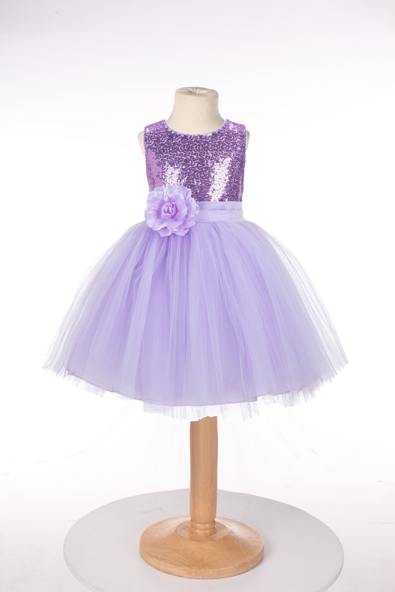 Sequin Flower Girl Dress Recital Dresses Junior Bridesmaid Etsy
