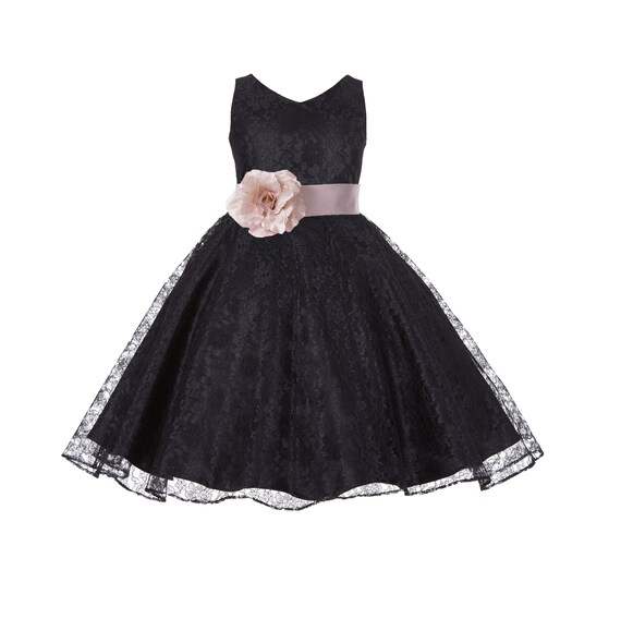 dress with floral overlay