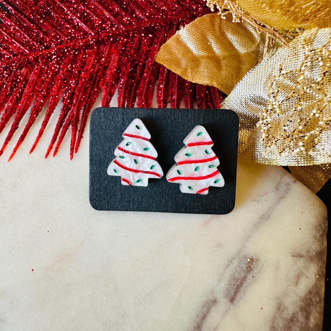 King Cake Stud Earring main image 1