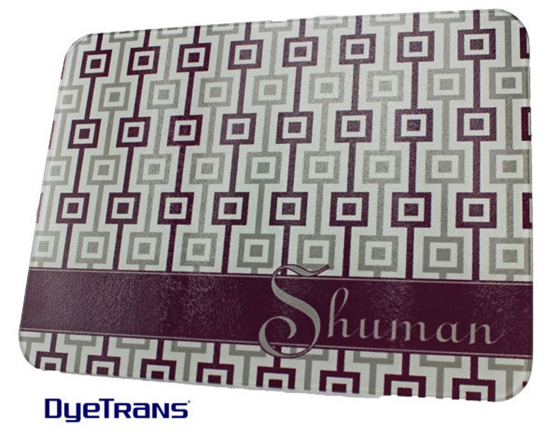 Ripple /& Pebble Texture Personalized Glass Cutting Boards