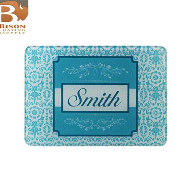 Ripple /& Pebble Texture Personalized Glass Cutting Boards