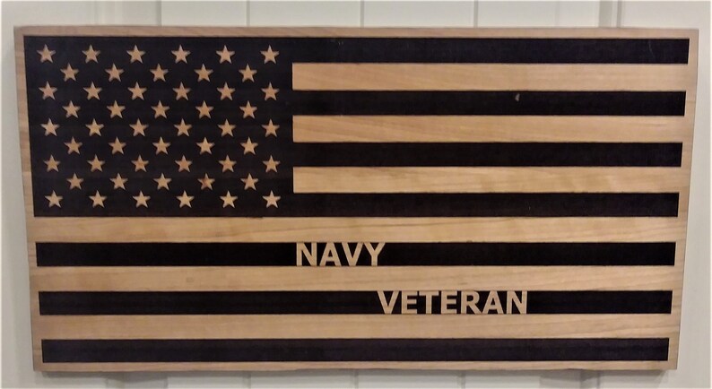 Download Navy Veteran Flag | Etsy