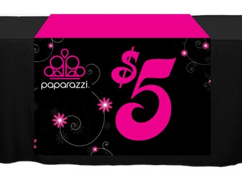 Black Paparazzi Table Runner