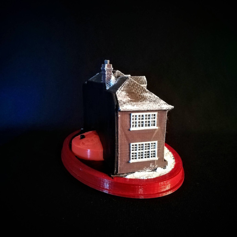 The Christmas House. Miniature Model. Fan Art Diorama. Please Read Description. image 4