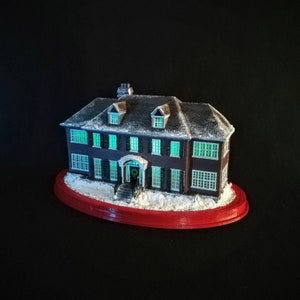 The Christmas House. Miniature Model. Fan Art Diorama. Please Read Description. image 2