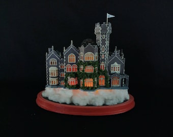 The "Party Castle" Miniature Model. Fan Art Castle. Movie Diorama.