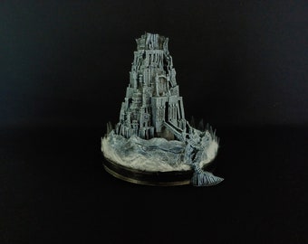 The Ultimate Fortress of Darkness Mini Model. miniature art and fan art. Please Read Description.