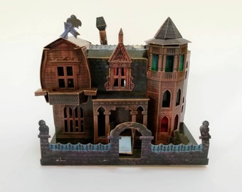 Munsters Inspired Paper Model House: DIY Craft (Instant Download)