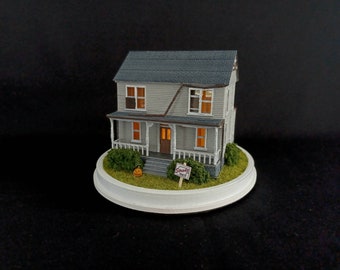 A Night of Murder miniature model horror house.
