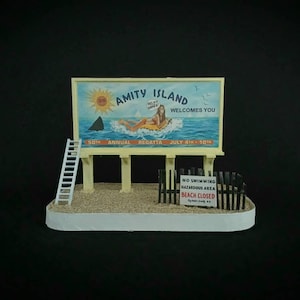 The &quot;Terror Sign&quot; movie model miniature diorama. Please Read Description.