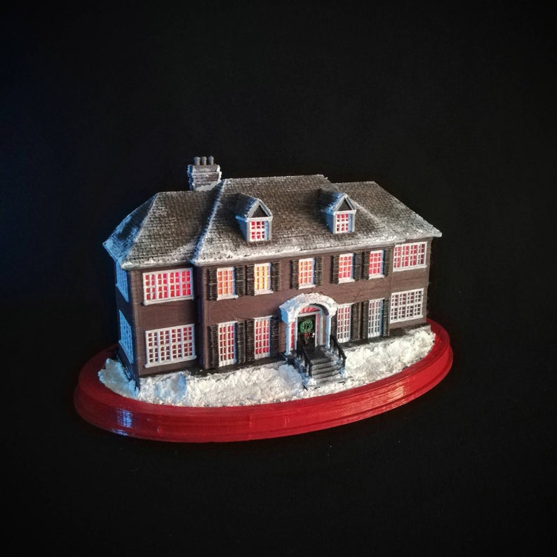The Christmas House. Miniature Model. Fan Art Diorama. Please Read Description. image 3