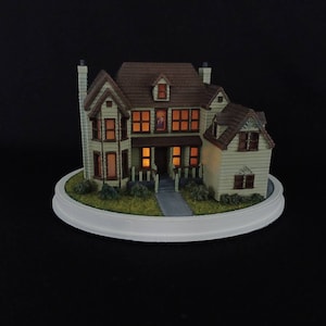The &quot;Cold Fear&quot; House. Miniature model Diorama. Please Read Description.