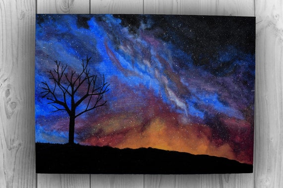 Acrylic Painting Galaxy Wall Decor