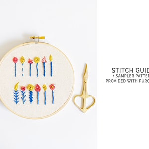 PDF STICKMUSTER ⨯ Jack O'Lantern | Halloween Kürbis pdf Stickmuster - einfache Anfänger Stickmuster pdf - Herbst Stickmuster - Herbst Bild 4