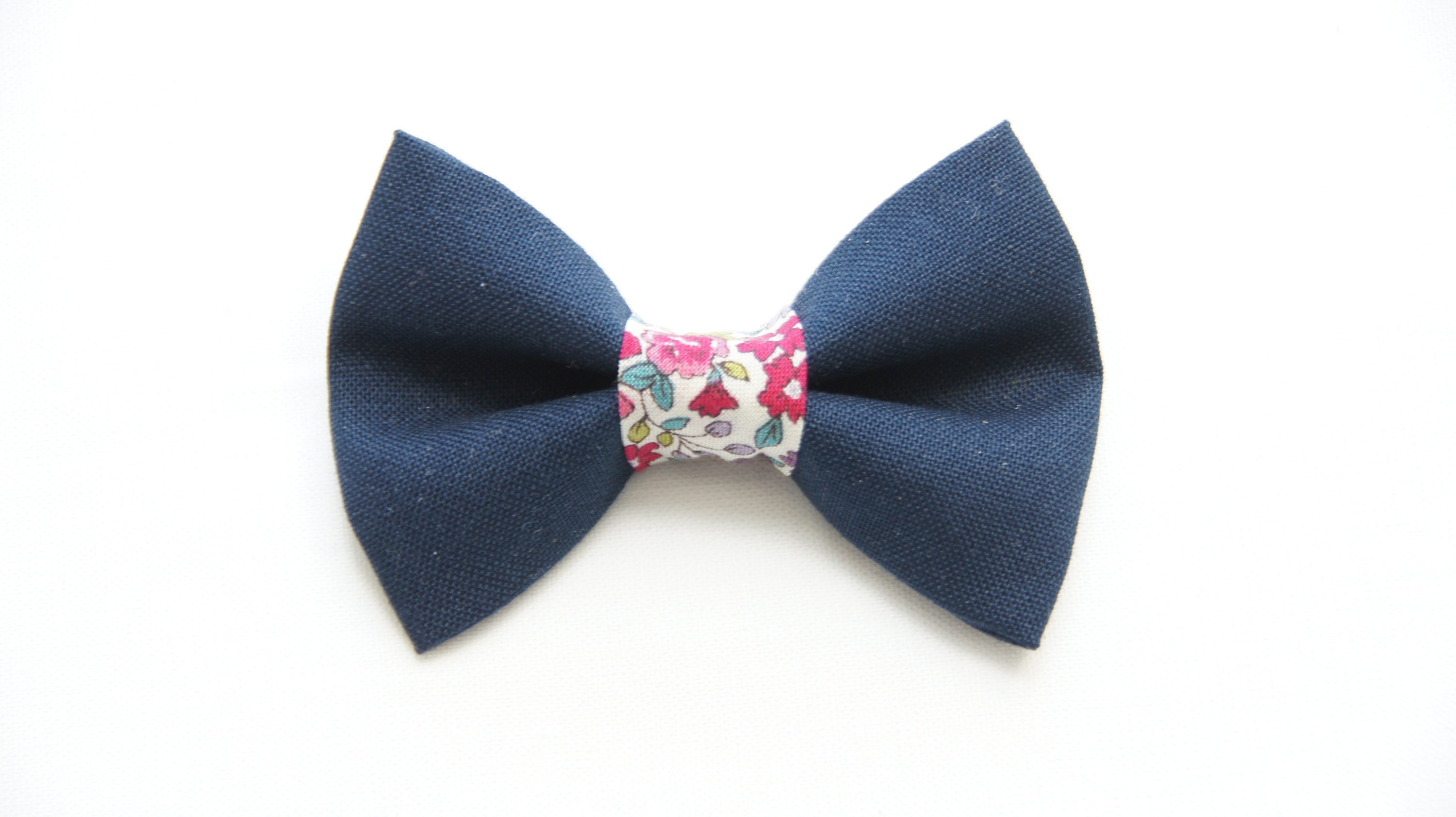 Barrette Noeud Bleu