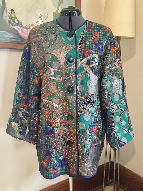 Incredible Koos Van Den Akker quilted jacket