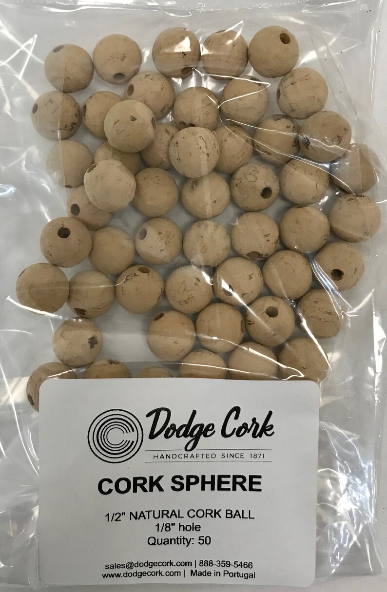 Cork Spheres/cork Balls Many Sizes for Your DIY Projects Etsy