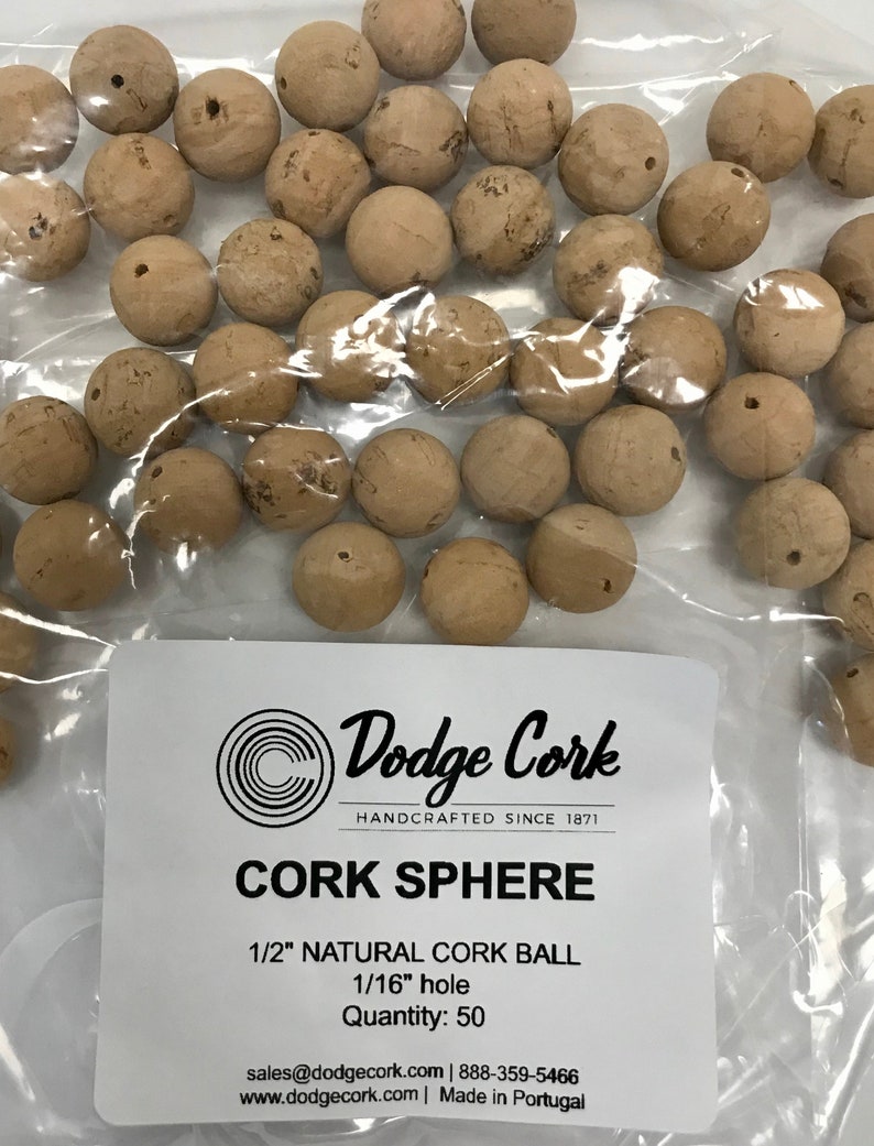 Cork Spheres/cork Balls Many Sizes for Your DIY Projects Etsy
