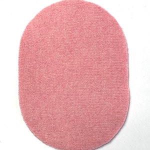 Paar Elbow Patches 100% reinem Kaschmir Rosa Lila DIY Reparatur Recycling Handmade Light Pink