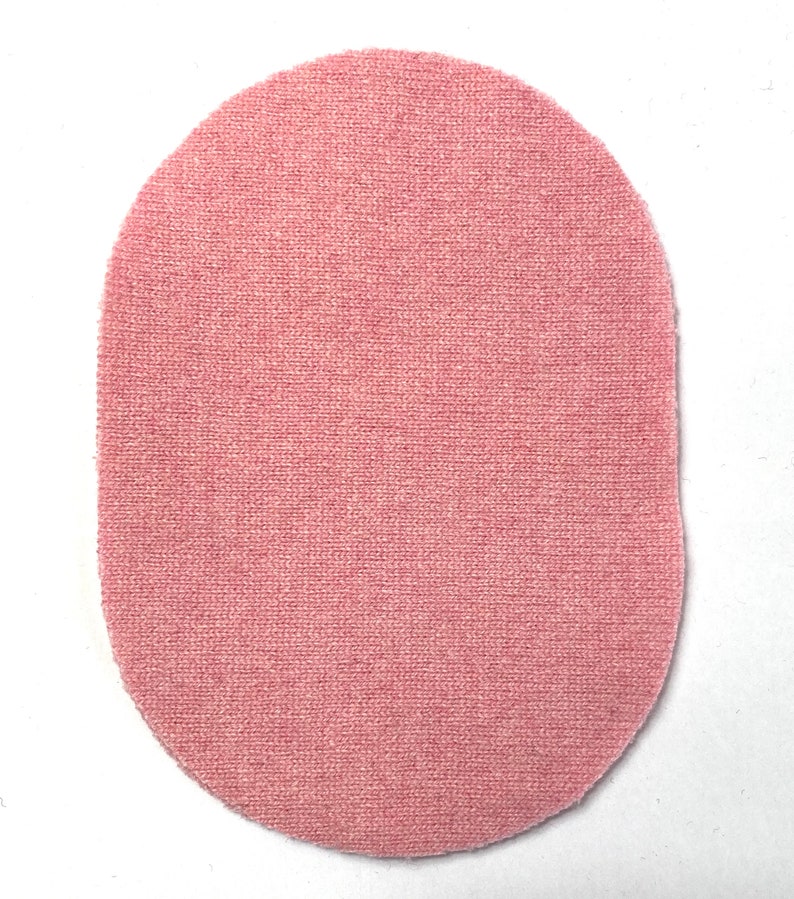 Paar Elbow Patches 100% reinem Kaschmir Rosa Lila DIY Reparatur Recycling Handmade Light Pink