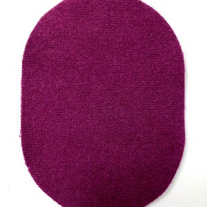 Paar Elbow Patches 100% reinem Kaschmir Rosa Lila DIY Reparatur Recycling Handmade Purple