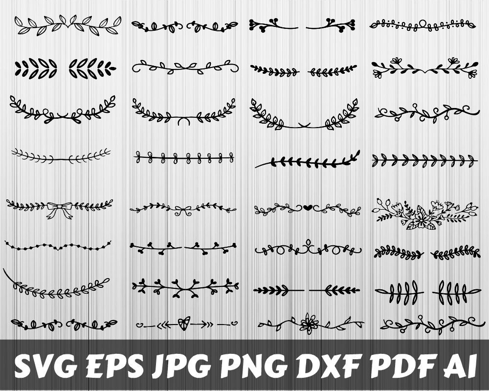 Download Divider Svg Text Divider Svg Leaf dividers Svg Decorative ...