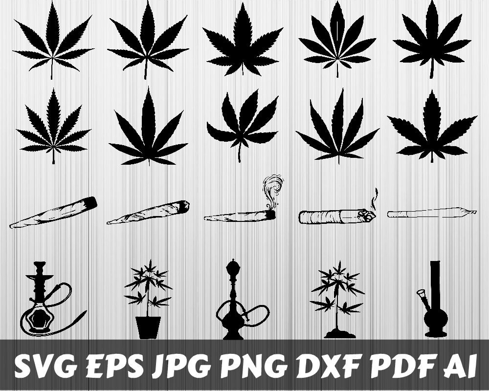 Download Weed SVG Weed Bundle SVG Weed Silhouette Weed Clipart Weed ...