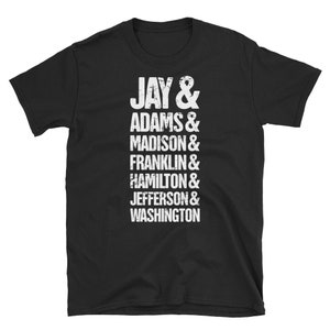 Patriotic American Revolutionary War T-Shirt (Unisex) - &quot;Founding Fathers&quot;