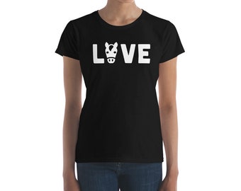 Love - Cute Horseback Riding T-Shirt / Equestrian Horse Shirt