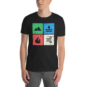 Retro Four Elements T-Shirt Retro Four Elements T-Shirt