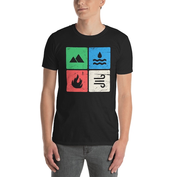 Retro Four Elements T-Shirt Retro Four Elements T-Shirt