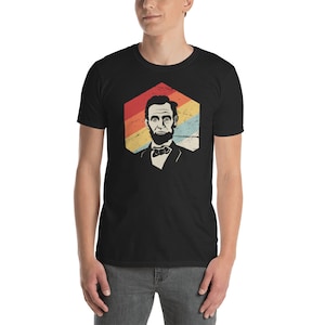 Retro Vintage American Civil War Abraham Lincoln Camiseta (Unisex)