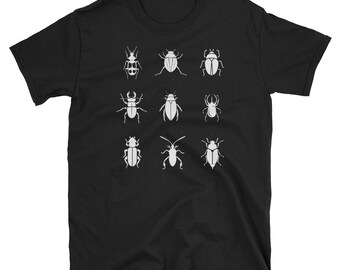 Kever T-shirt (unisex)/insect shirt & Cool bug gift voor entomologen-"keversoorten"