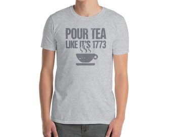 Patriotic American Revolutionary War T-Shirt (Unisex) - "Boston Tea Party"