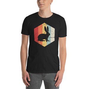 Retro-Kaninchen T-Shirt (Unisex)
